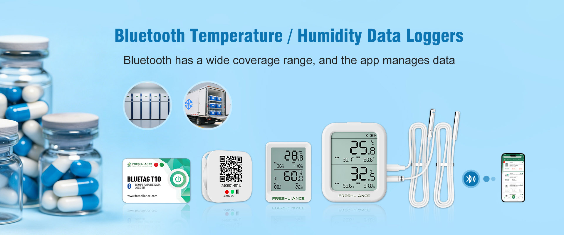 Bluetooth Temperature/Humidity Data Logger