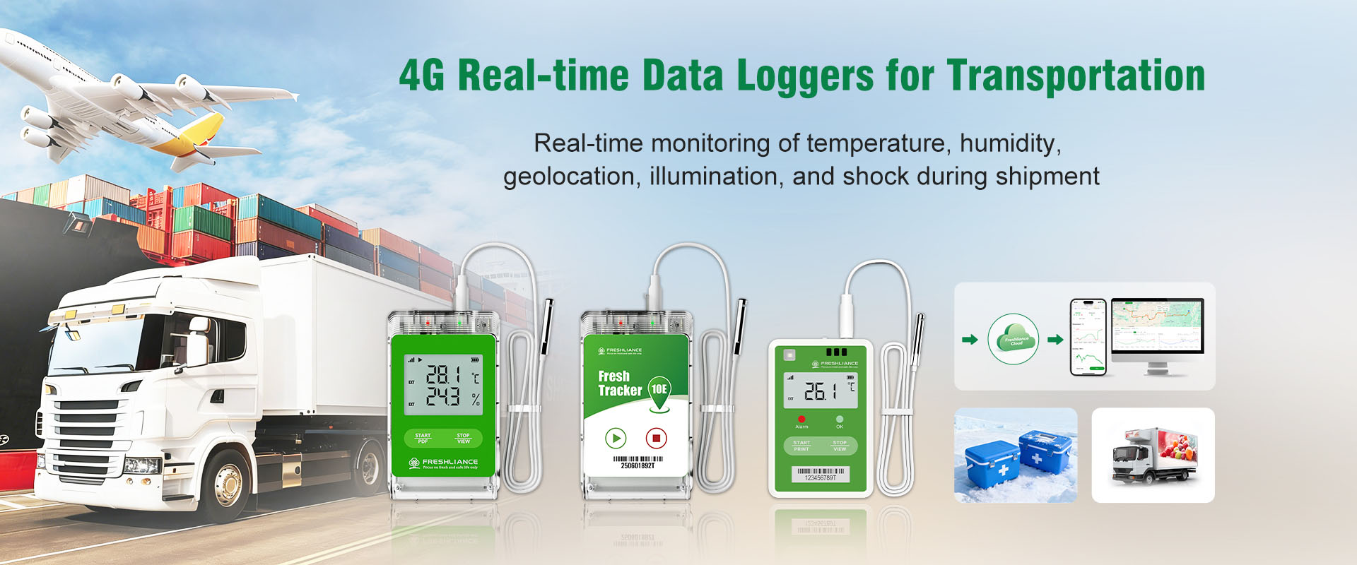 4G Real-time Data Loggers for Transportation