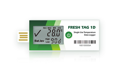 Fresh Tag 1D disposable temperature data logger