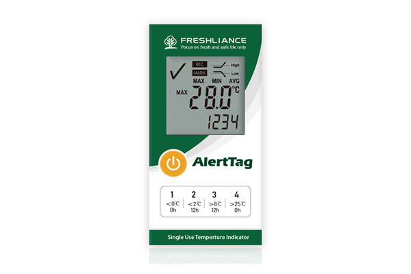 AlertTag T10 LCD Disposable Temperature Monitor/Indicator