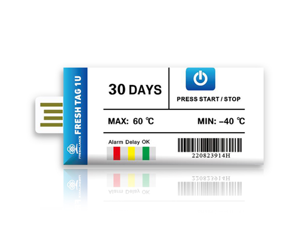 Fresh Tag 1U Single Use Temperature Data Logger