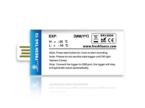 Fresh Tag 1U Single Use Temperature Data Logger