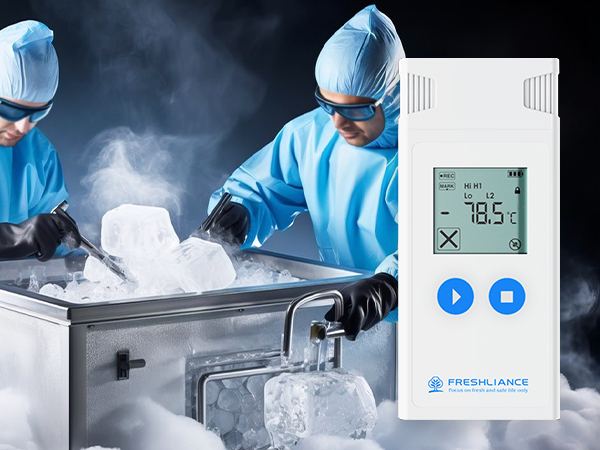 Atlas Log-IUT Dry Ice Temperature Data Logger
