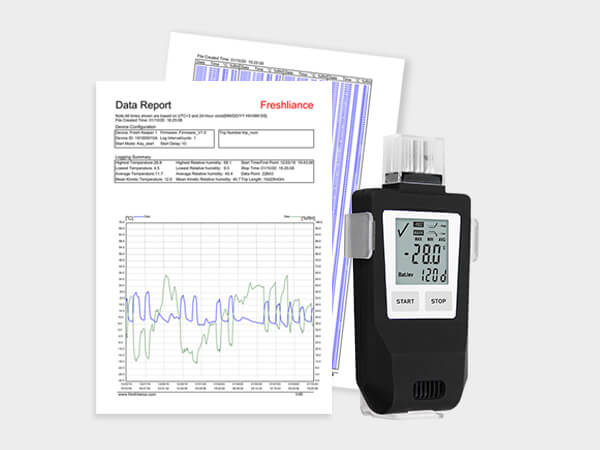 Fresh Keeper-IUT Dry Ice Ultra Low Temperature Data Logger