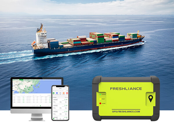Fresh Tracker 1 Temperature Monitoring Device with GPS Tracker