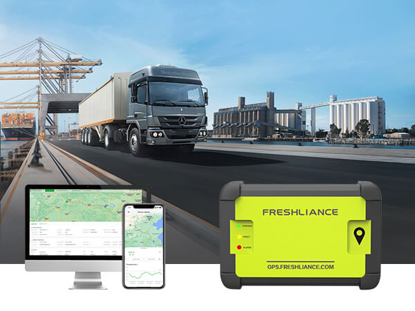Fresh Tracker 1 Temperature Monitoring Device with GPS Tracker