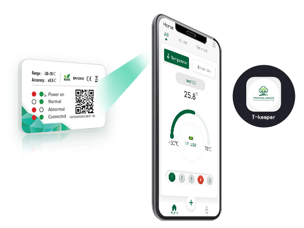 Warehousing Bluetooth Temperature Data Logger