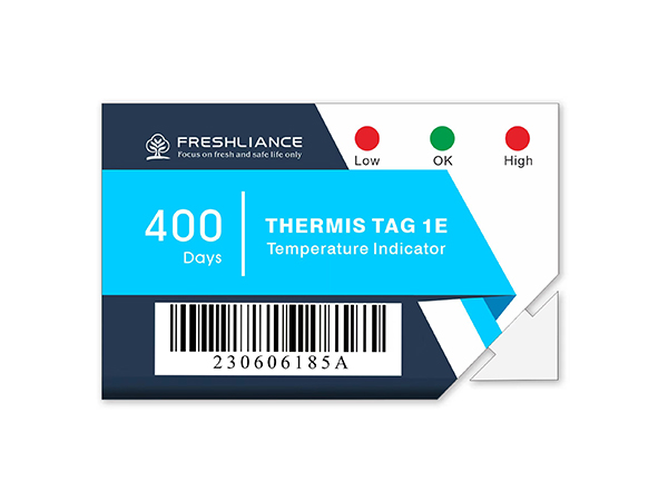 Thermis Tag 1E Single-use LED Temperature Indicator