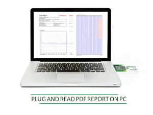 Seafood usb temp data logger with LCD