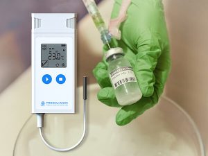 Can an ultra low temperature logger be placed in a refrigerated truck