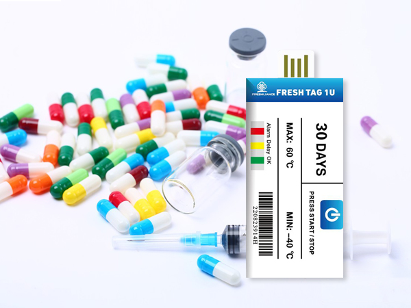 Disposable temperature recorder for low-temperature environment