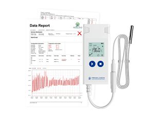 liquid nitrogen temperature data logger manufacturer