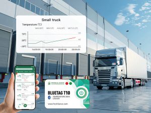 Bluetooth temperature data logger for medicines that can view data through APP
