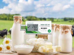 USB digital temperature recorder for dairy temperature monitoring