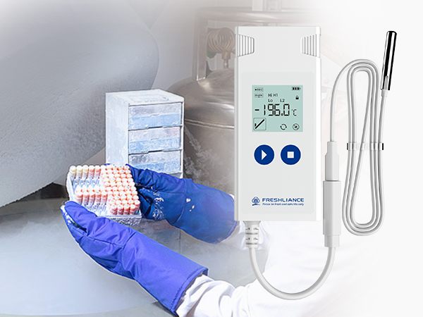 -196℃ Ultra-low temperature data recorder for liquid nitrogen monitoring