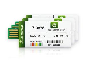 7-Day Single-use Temperature Data Loggers for Transportation