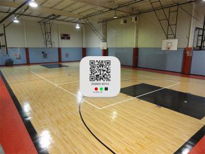 Bluetooth Temperature and Humidity Data Logger for Basketball Court Wooden Flooring