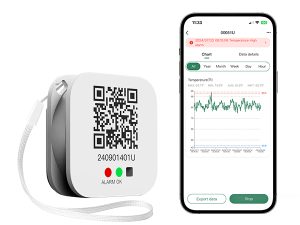 Bluetooth Temperature and Humidity Data Logger for Basketball Court Wooden Flooring