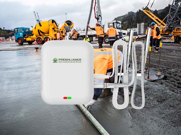 Bluetooth Temperature Loggers with External Probes Aid Concrete Temperature Monitoring