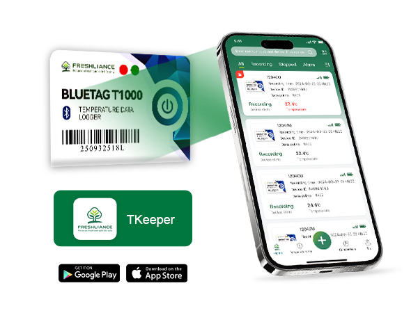 BlueTag T1000 Bluetooth High Temperature Data Logger